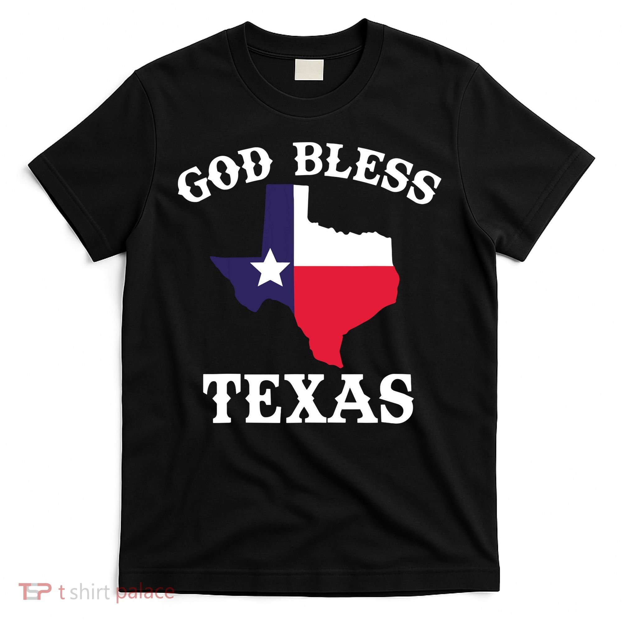 Texas Flag Patriotic Texan Pride God Bless Texas T-Shirt