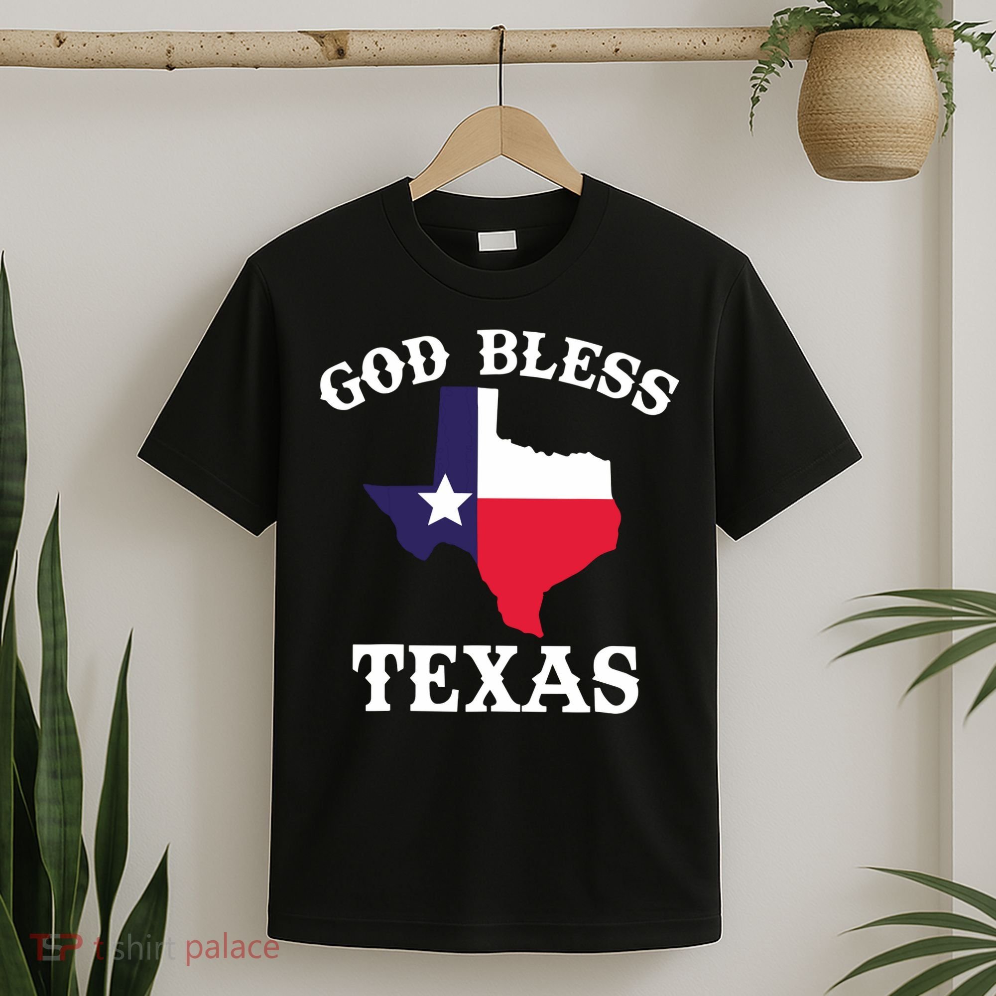 Texas Flag Patriotic Texan Pride God Bless Texas T-Shirt