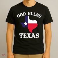 Texas Flag Patriotic Texan Pride God Bless Texas T-Shirt thumb 3
