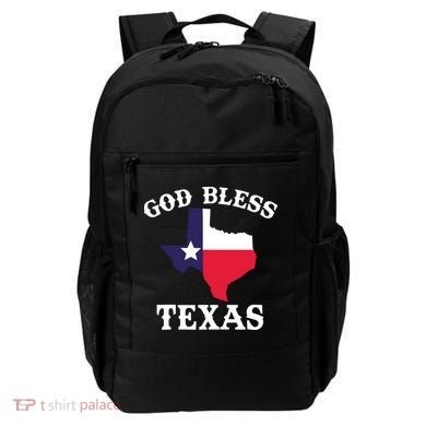 Texas Flag Patriotic Texan Pride God Bless Texas Backpack