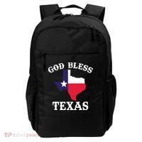 Texas Flag Patriotic Texan Pride God Bless Texas Backpack thumb 0