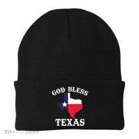 Texas Flag Patriotic Texan Pride God Bless Texas Beanie thumb 0