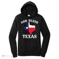 Texas Flag Patriotic Texan Pride God Bless Texas Women's Hoodie thumb 0
