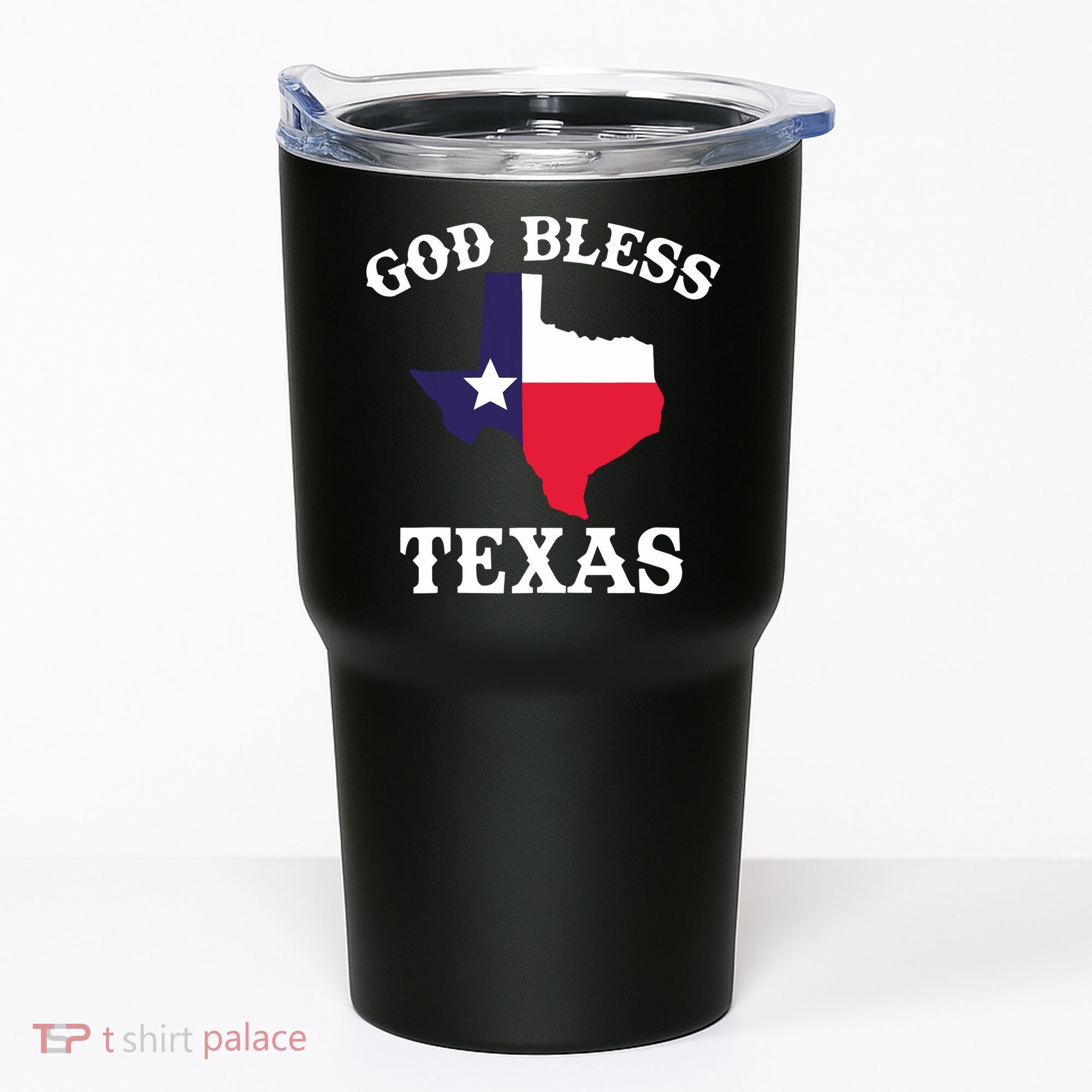 Texas Flag Patriotic Texan Pride God Bless Texas Tumbler