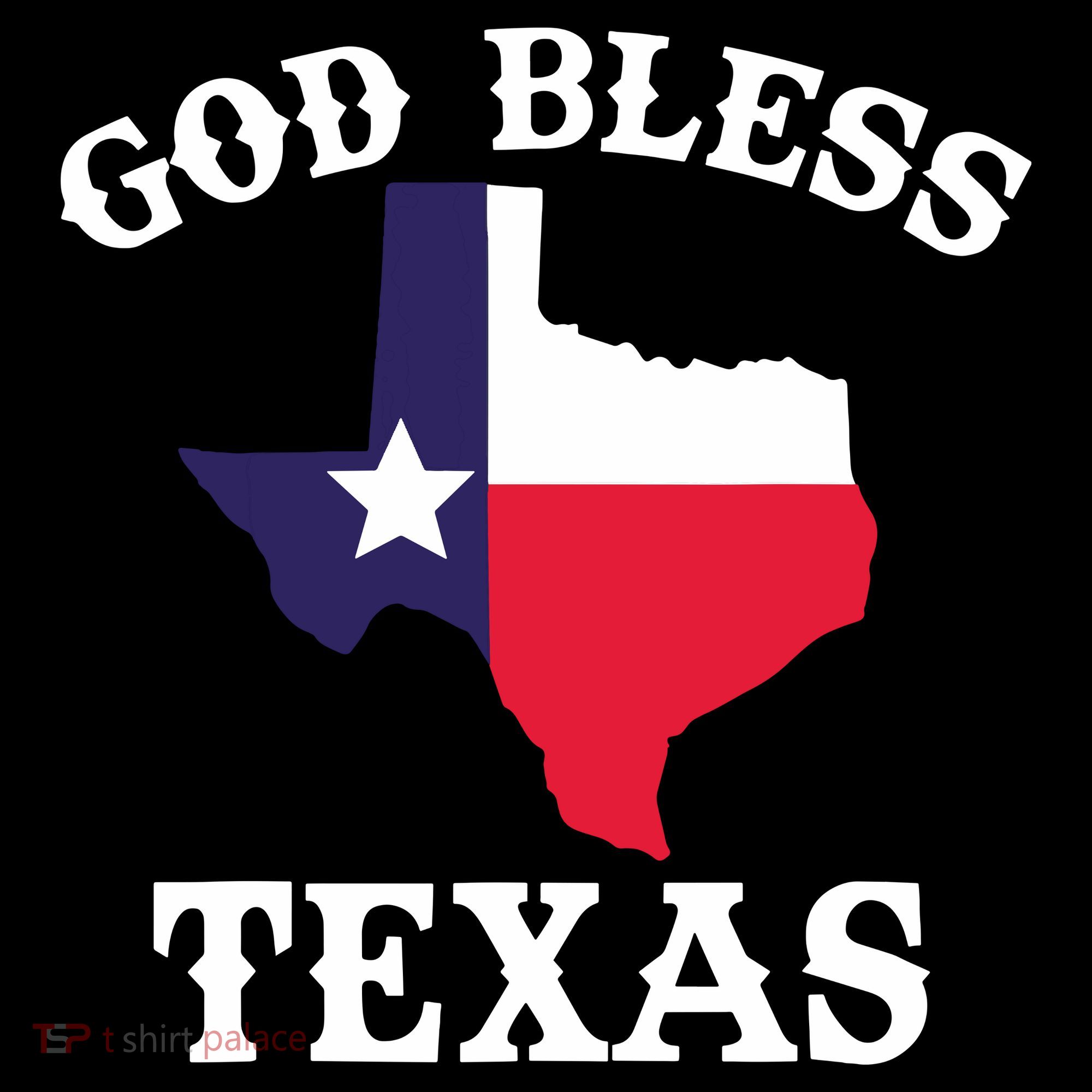 Texas Flag Patriotic Texan Pride God Bless Texas Mousepad