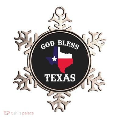 Texas Flag Patriotic Texan Pride God Bless Texas Ornament