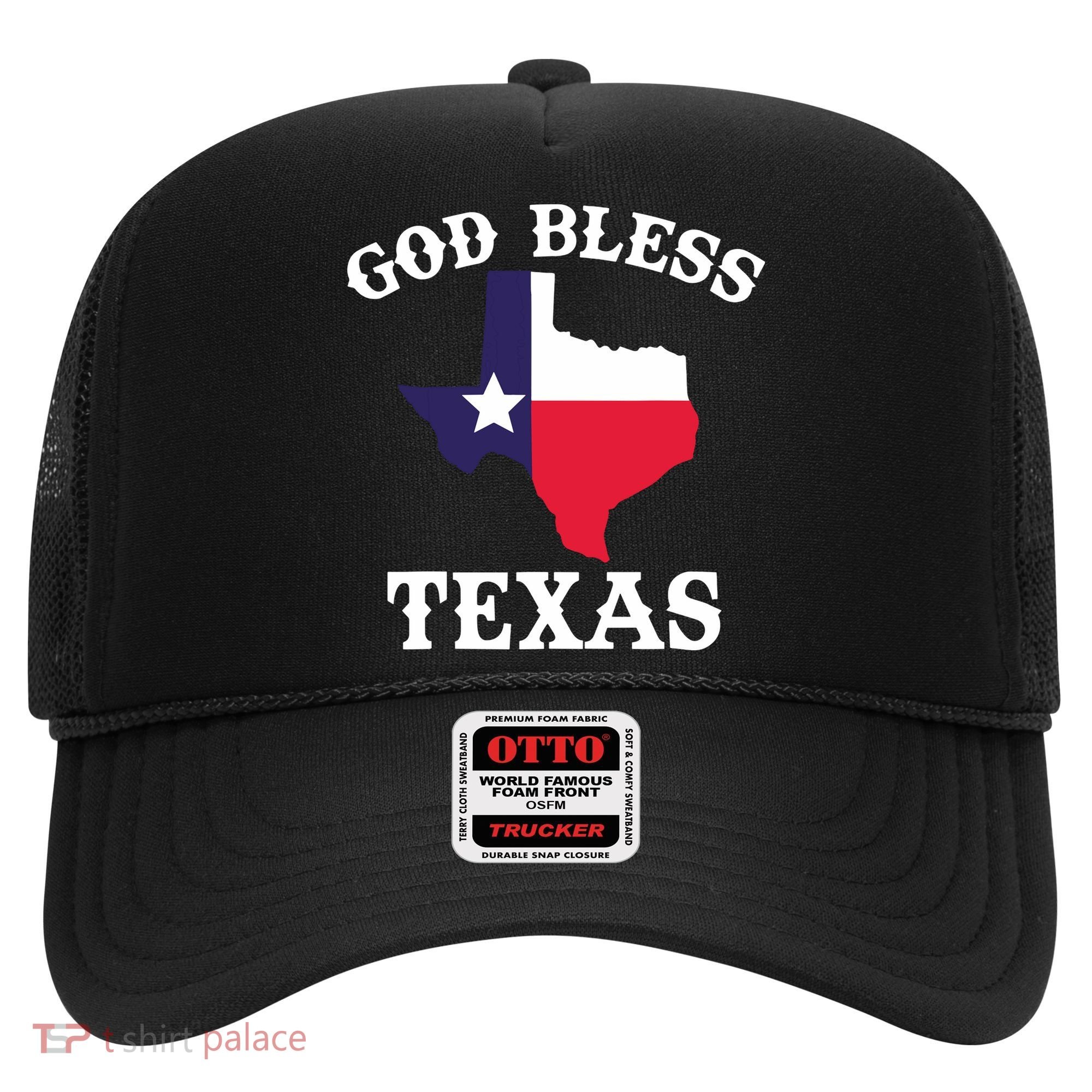 Texas Flag Patriotic Texan Pride God Bless Texas Hat
