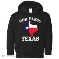 Texas Flag Patriotic Texan Pride God Bless Texas Toddler Hoodie thumb 0