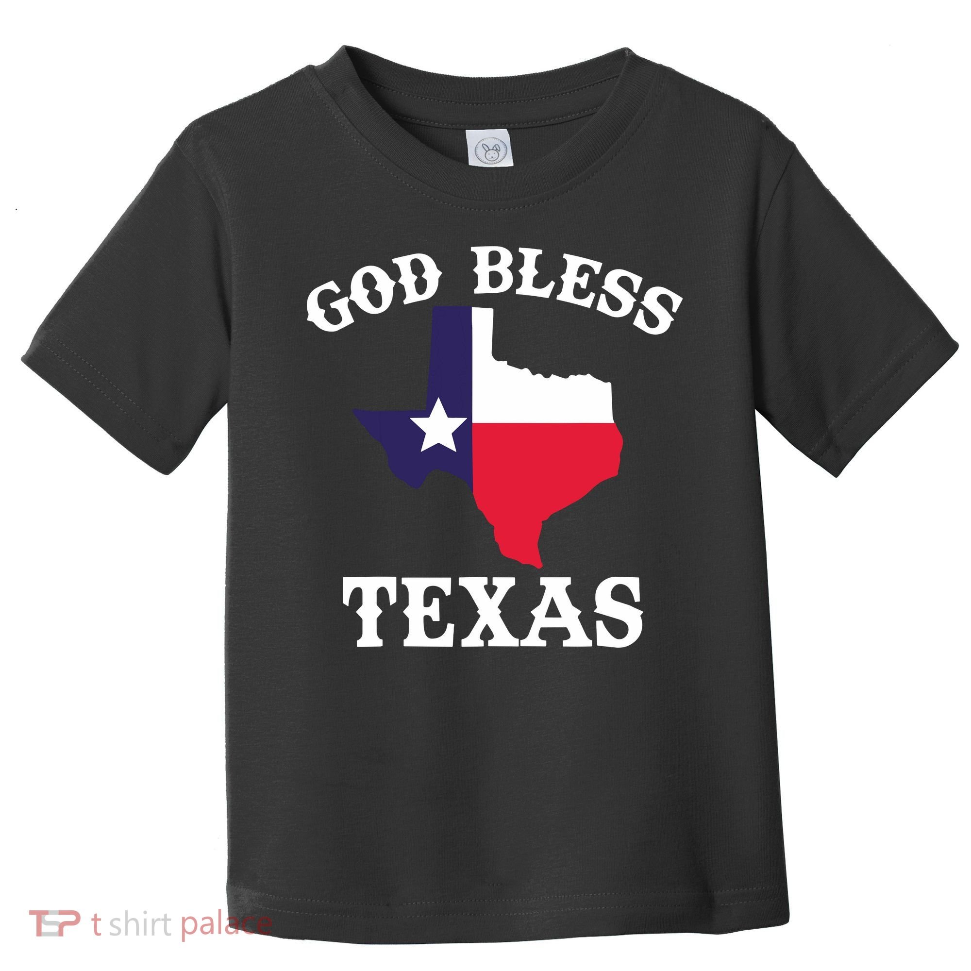 Texas Flag Patriotic Texan Pride God Bless Texas Toddler T-Shirt
