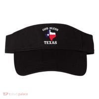 Texas Flag Patriotic Texan Pride God Bless Texas Visor thumb 0
