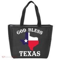 Texas Flag Patriotic Texan Pride God Bless Texas Tote Bag thumb 0