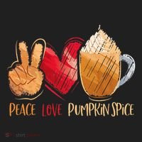 Thanksgiving Fall Peace Love Pumpkin Spice Hat thumb 2