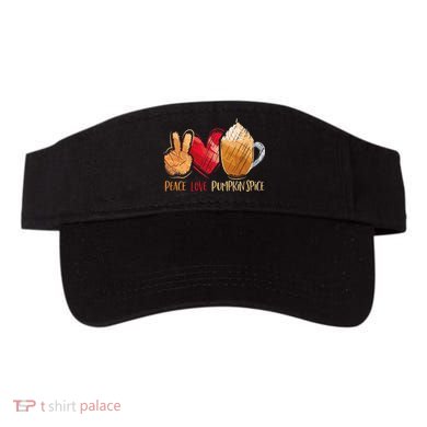 Thanksgiving Fall Peace Love Pumpkin Spice Visor
