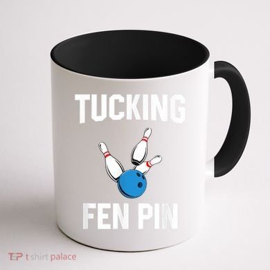 Tucking Fen Pin Funny Bowling Coffee Mug back