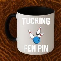 Tucking Fen Pin Funny Bowling Coffee Mug thumb 2