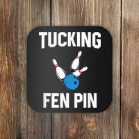 Tucking Fen Pin Funny Bowling Coaster thumb 0