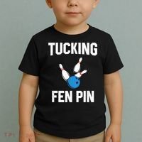 Tucking Fen Pin Funny Bowling Toddler T-Shirt thumb 2