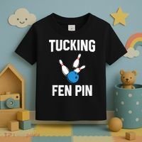 Tucking Fen Pin Funny Bowling Toddler T-Shirt thumb 3