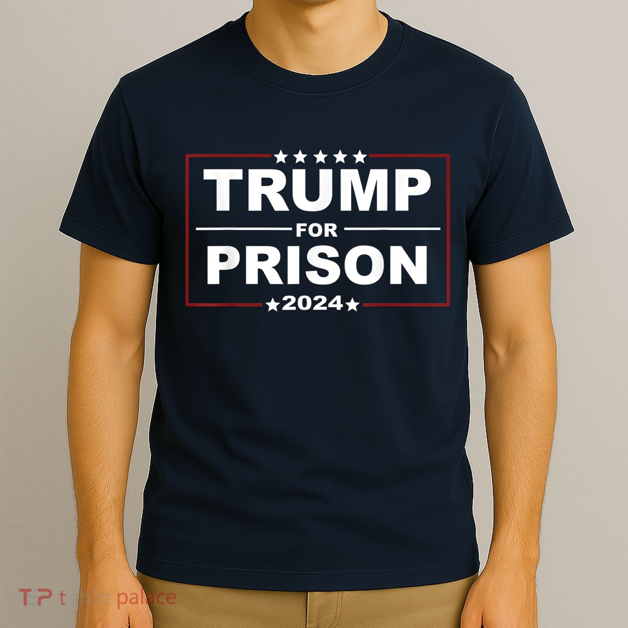 Trump For Prison 2024 Support Trump 4th Of July T-Shirt