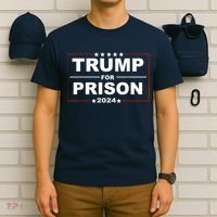 Trump For Prison 2024 Support Trump 4th Of July T-Shirt thumb 6