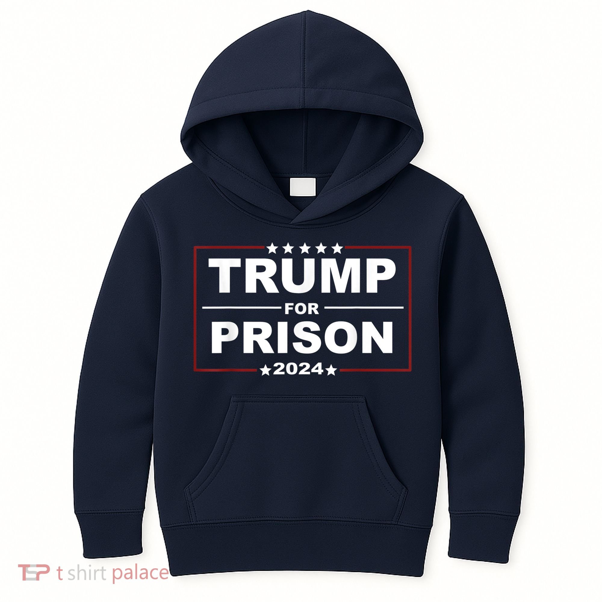 Trump For Prison 2024 Support Trump 4th Of July Kids Hoodie