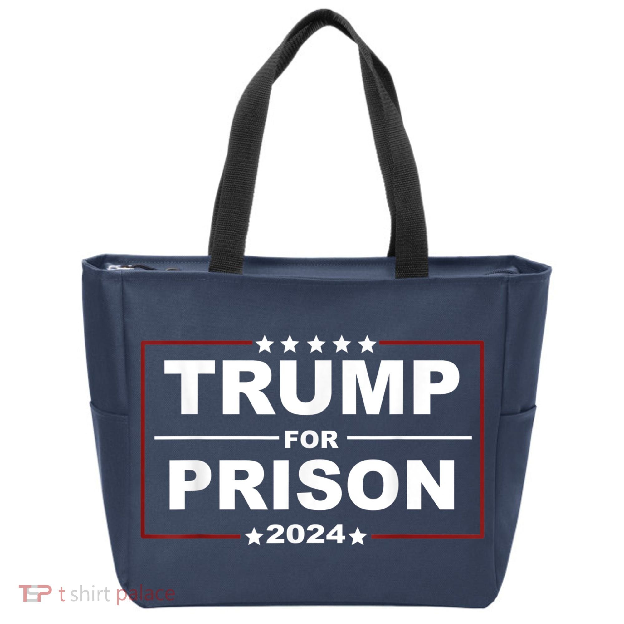 Trump For Prison 2024 Support Trump 4th Of July Tote Bag
