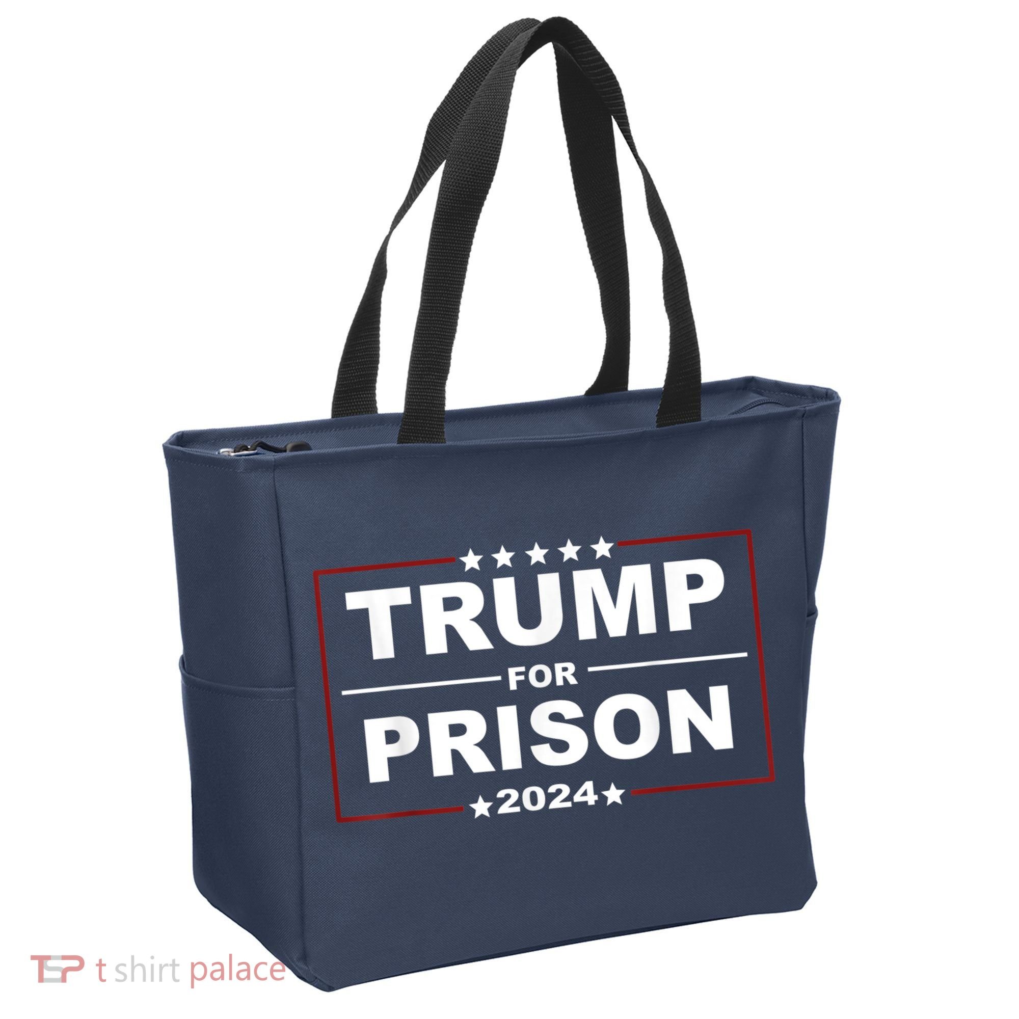 Trump For Prison 2024 Support Trump 4th Of July Tote Bag