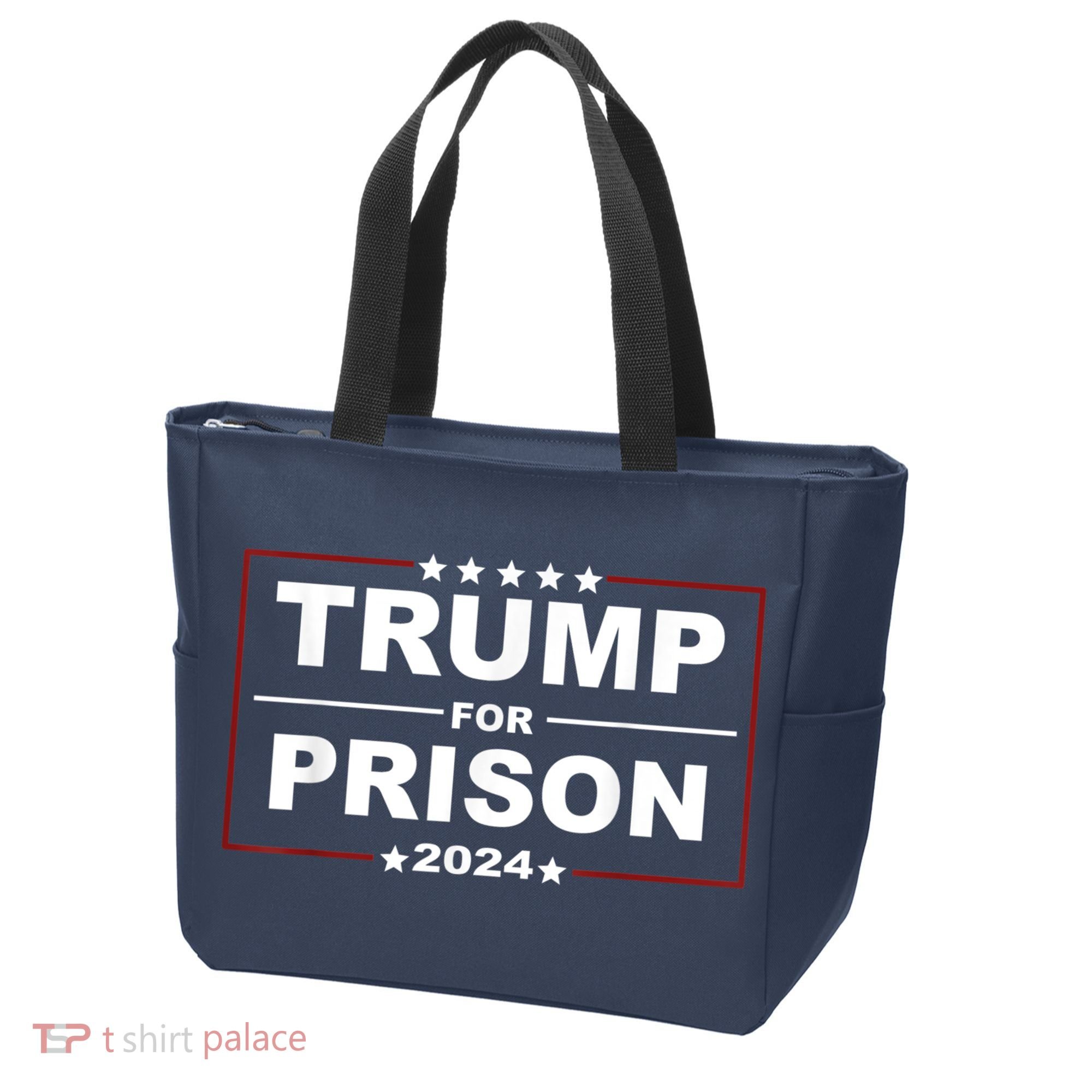 Trump For Prison 2024 Support Trump 4th Of July Tote Bag