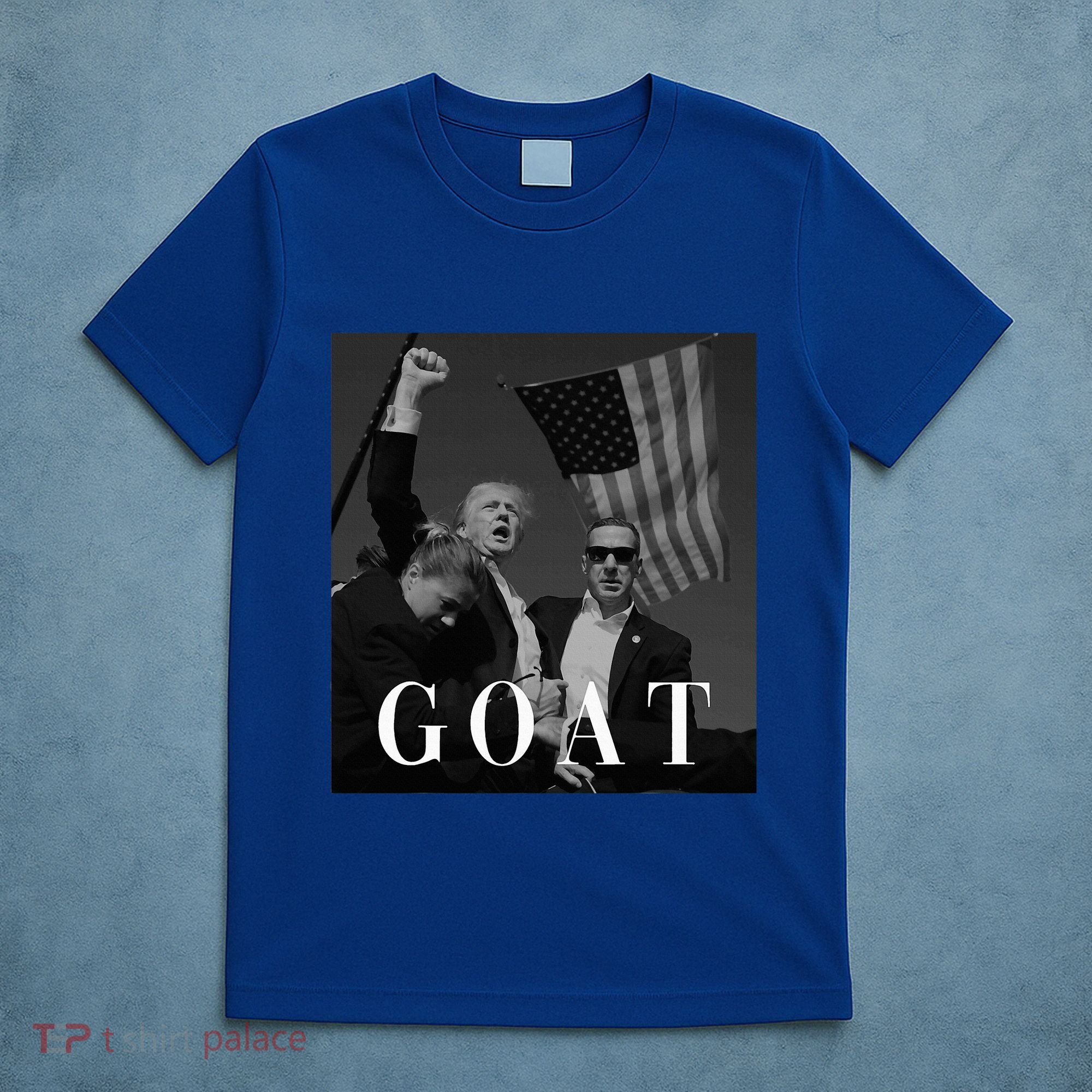 Trump Fist Pump Butler Rally Patriotic Goat Trump T-Shirt