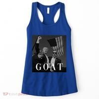 Trump Fist Pump Butler Rally Patriotic Goat Trump Women's Tank Top thumb 0