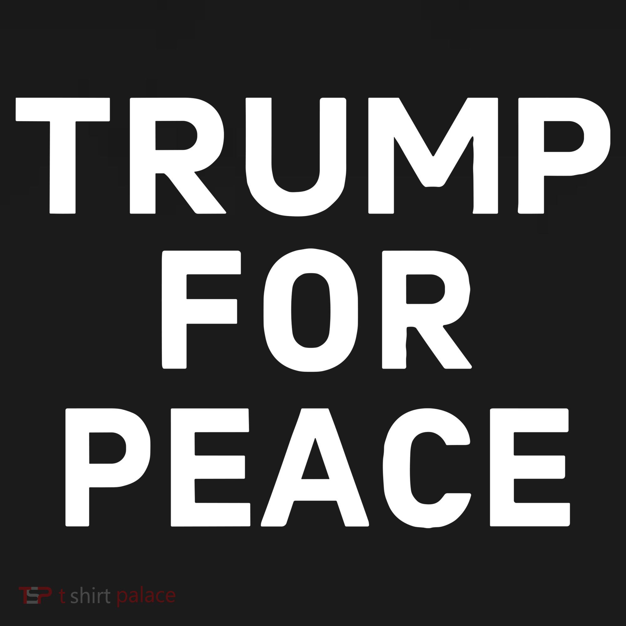 Trump For Peace USA-Made Doggie Bandana