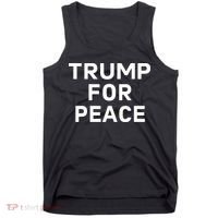 Trump For Peace Tank Top thumb 0
