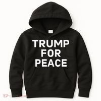 Trump For Peace Kids Hoodie thumb 0
