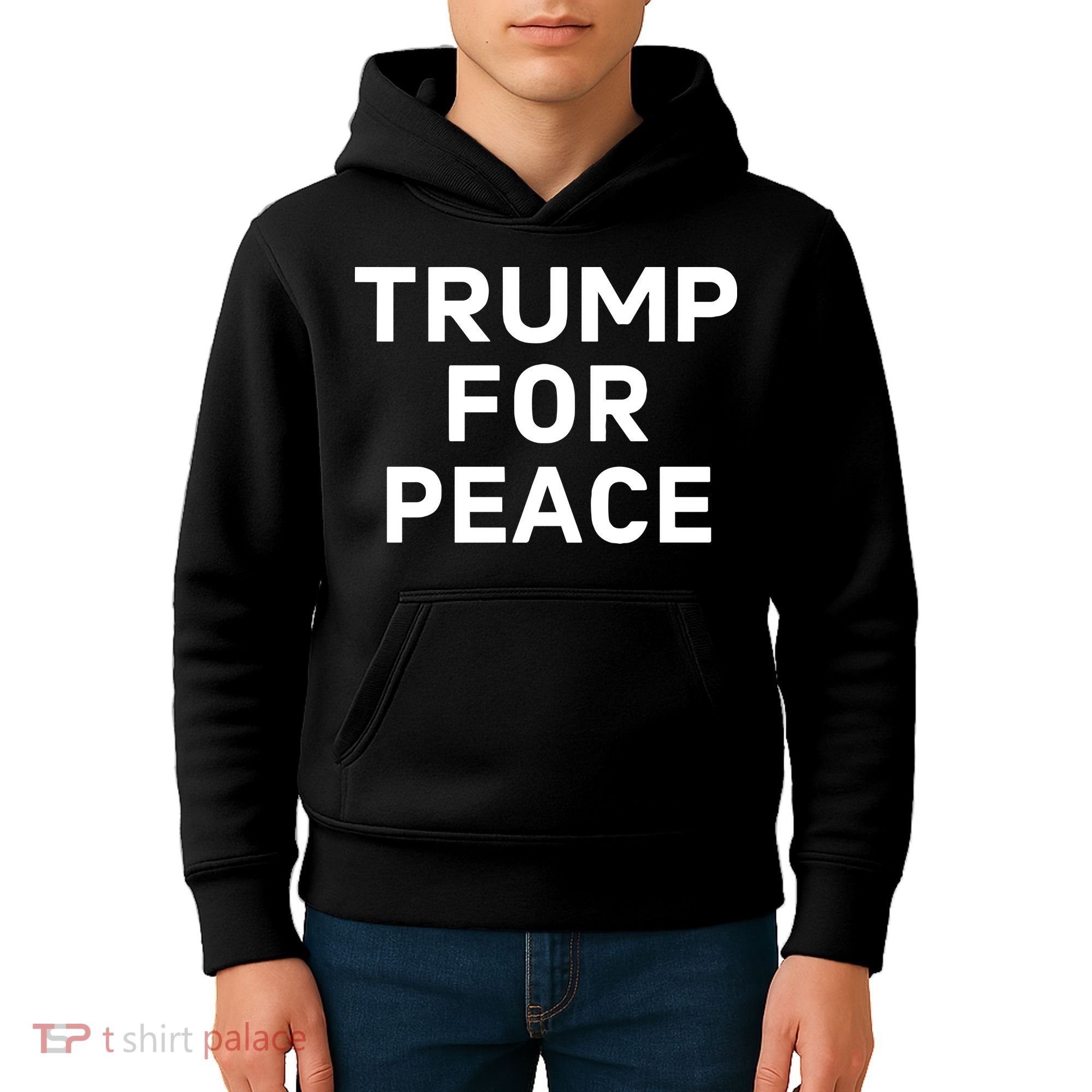 Trump For Peace Kids Hoodie