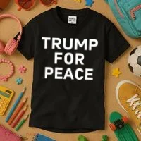 Trump For Peace Kids T-Shirt thumb 3