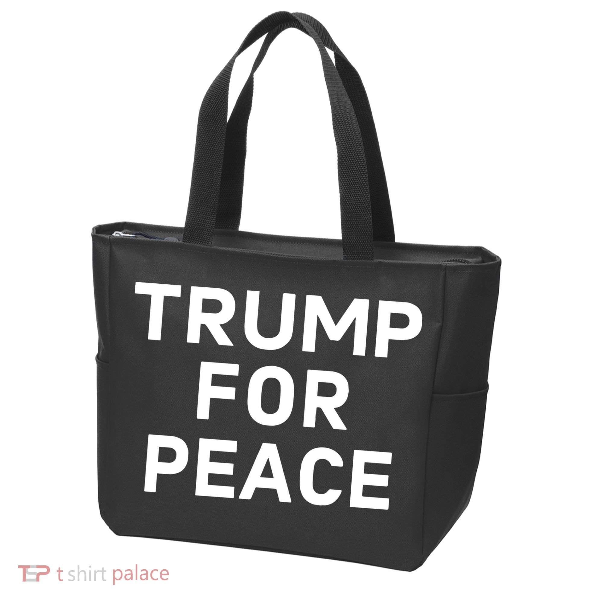 Trump For Peace Tote Bag