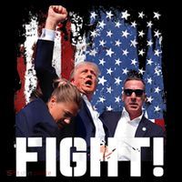 Trump First Pump Fight Ornament thumb 1