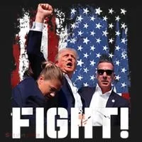 Trump First Pump Fight Ornament thumb 1