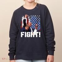 Trump First Pump Fight Women's Sweatshirt thumb 0