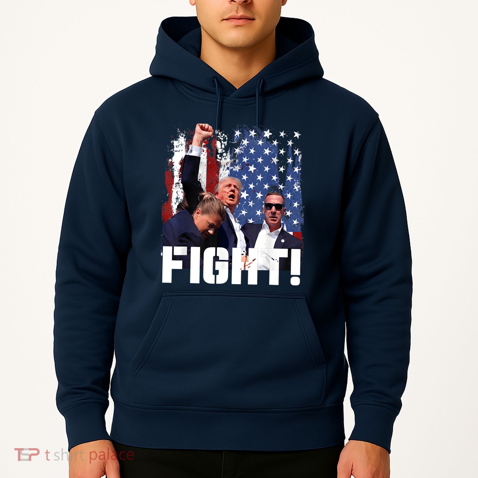 Trump First Pump Fight Hoodie