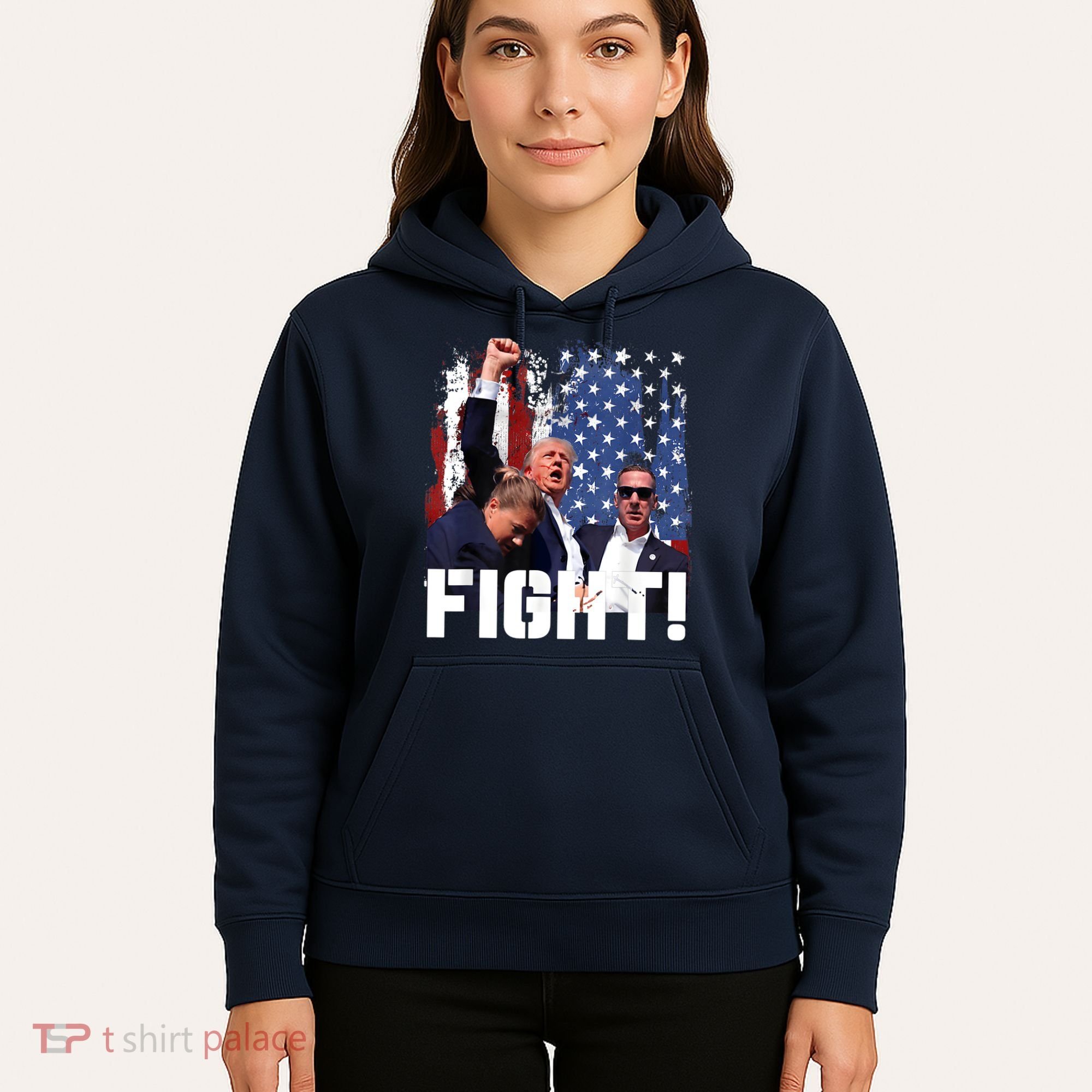 Trump First Pump Fight Hoodie