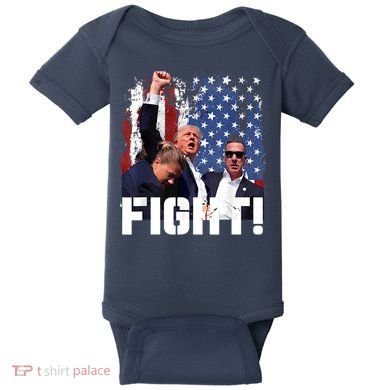 Trump First Pump Fight Baby Bodysuit