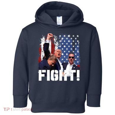 Trump First Pump Fight Toddler Hoodie