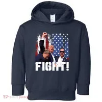 Trump First Pump Fight Toddler Hoodie thumb 0