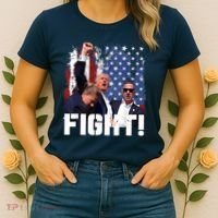 Trump First Pump Fight Women's T-Shirt thumb 2
