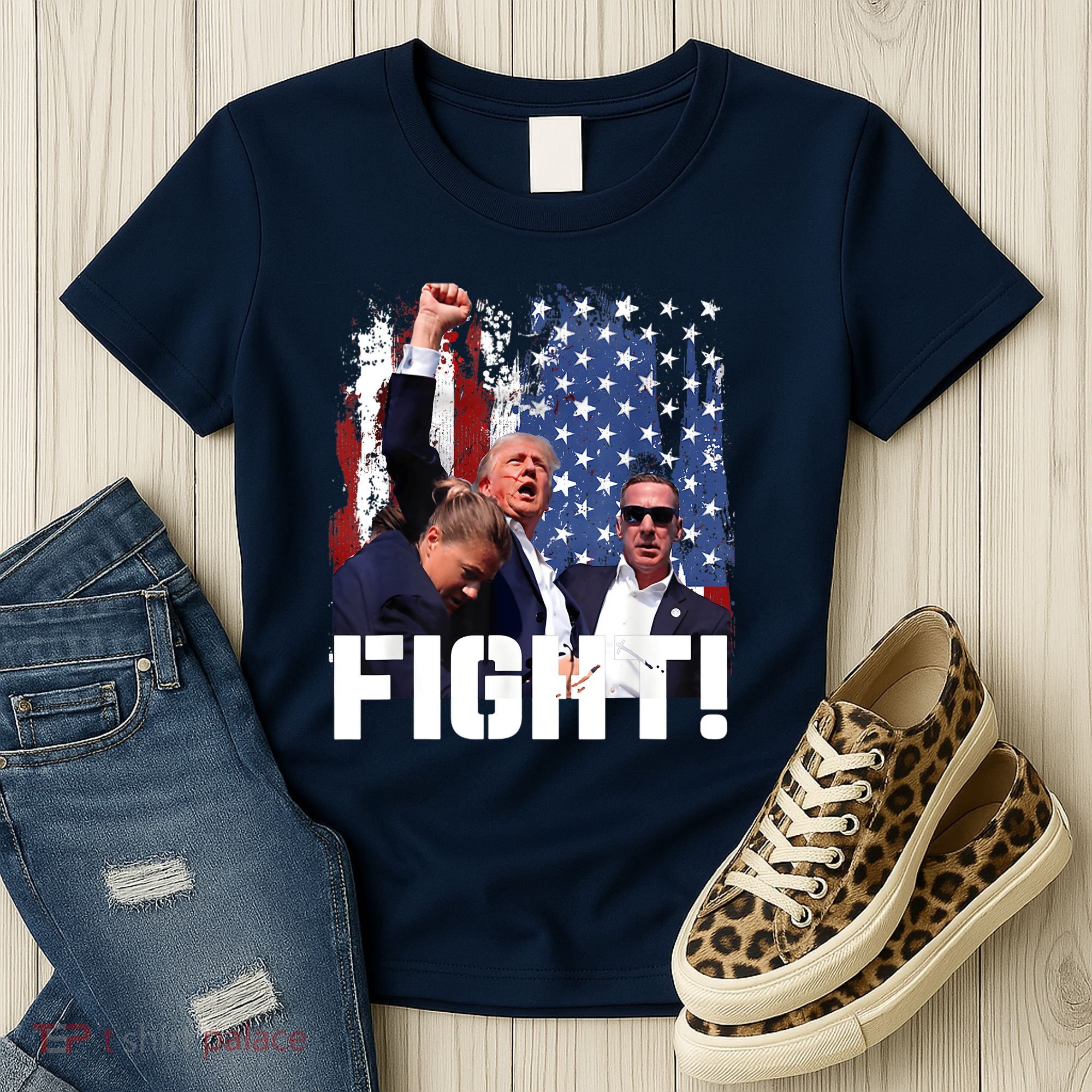 Trump First Pump Fight Women's T-Shirt