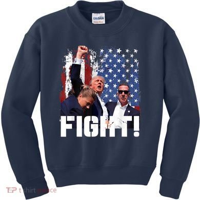 Trump First Pump Fight Kids Sweatshirt