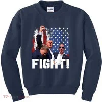 Trump First Pump Fight Kids Sweatshirt thumb 0