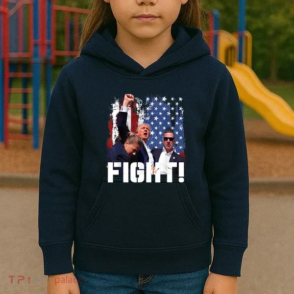 Trump First Pump Fight Kids Hoodie