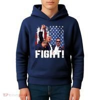 Trump First Pump Fight Kids Hoodie thumb 4